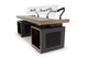 Argosy Radius Signature w/78" Straight Top, 2) Straight 10sp Base Racks, Bullnose Edge - Walnut Trim Upgrade