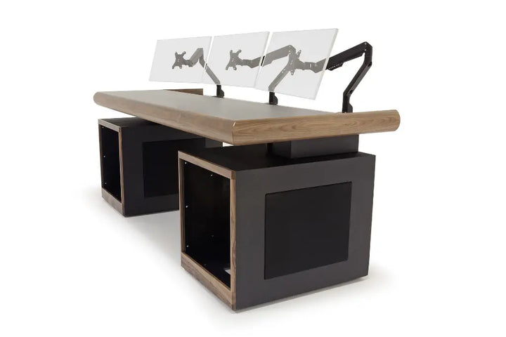 Argosy Radius Signature w/78" Straight Top, 2) Straight 10sp Base Racks, Bullnose Edge - Walnut Trim Upgrade