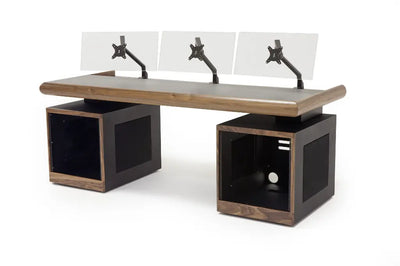 Argosy Radius Signature w/78" Straight Top, 2) Straight 10sp Base Racks, Bullnose Edge - Walnut Trim Upgrade