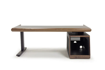 Argosy Radius Signature w/78" Straight Top, 1) Slanted 10sp Base Rack, 1) Steel Leg, Bullnose Edge - Walnut Trim Upgrade