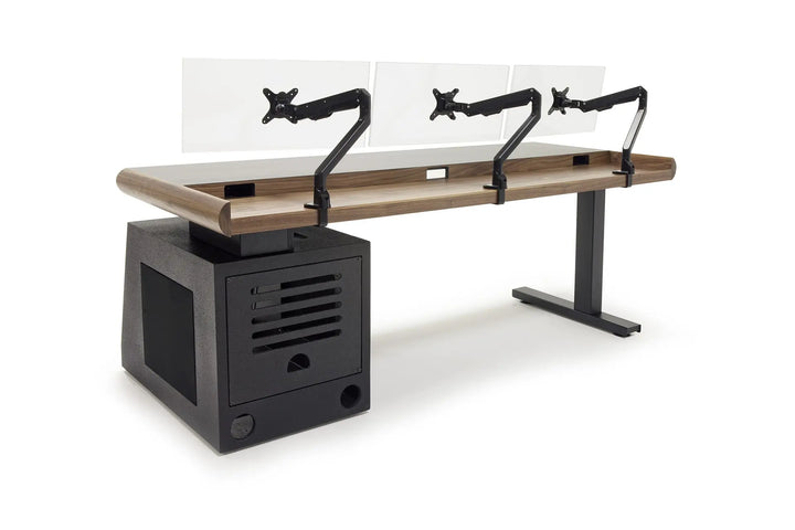 Argosy Radius Signature w/78" Straight Top, 1) Slanted 10sp Base Rack, 1) Steel Leg, Bullnose Edge - Standard Trim