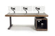 Argosy Radius Signature w/78" Straight Top, 1) Slanted 10sp Base Rack, 1) Steel Leg, Bullnose Edge - Standard Trim