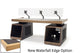 Argosy Radius Signature w/78" Straight Top, 2) Slanted 10sp Base Racks, Waterfall Edge - Walnut Trim Upgrade