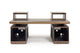 Argosy Radius Signature w/78" Straight Top, 2) Slanted 10sp Base Racks, Bullnose Edge - Walnut Trim Upgrade
