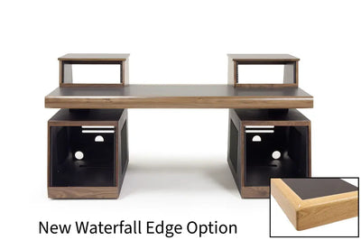 Argosy Radius Signature w/78" Straight Top, 2) Slanted 10sp Base Racks, Waterfall Edge - Standard Trim