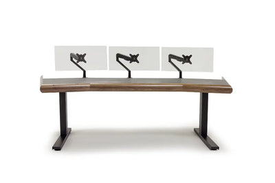 Argosy Radius Signature w/78" Splayed Top, 2) Steel Legs, Bullnose Edge - Standard Trim