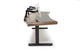Argosy Radius Signature w/78" Splayed Top, 2) Steel Legs, Bullnose Edge - Walnut Trim Upgrade