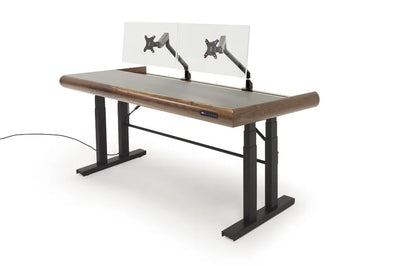 Argosy Radius Signature w/67" Straight Top, Height Adjustable Steel Legs, Bullnose Edge - Standard Trim