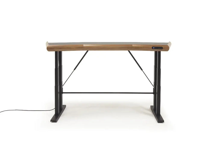 Argosy Radius Signature w/67" Splayed Top, Height Adjustable Steel Legs, Bullnose Edge - Standard Trim