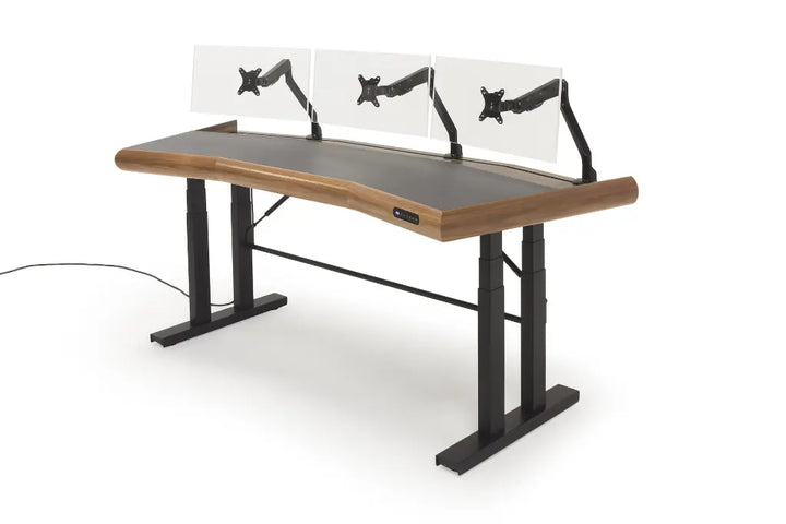 Argosy Radius Signature w/67" Splayed Top, Height Adjustable Steel Legs, Bullnose Edge - Standard Trim