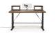 Argosy Radius Signature w/78" Straight Top, Height Adjustable Steel Legs, Bullnose Edge - Walnut Trim Upgrade