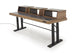 Argosy Radius Signature w/78" Straight Top, Height Adjustable Steel Legs, Bullnose Edge - Standard Trim