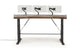 Argosy Radius Signature w/78" Splayed Top, Height Adjustable Steel Legs, Bullnose Edge - Standard Trim