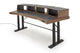 Argosy Radius Signature w/78" Splayed Top, Height Adjustable Steel Legs, Bullnose Edge - Walnut Trim Upgrade