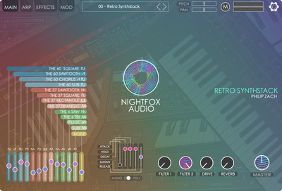 NIGHTFOX_AUDIO Nightfox Audio Retro Synthstack