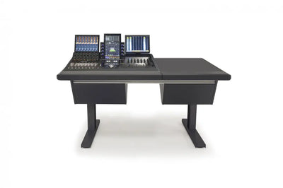 Argosy Eclipse for S4, 3 Foot Wide, Nothing Left, Desk Right, Black EPs, Black legs