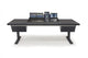 Argosy Eclipse for S4, 4 Foot Wide, Desk Left & Right, Mahogany EPs, Black legs