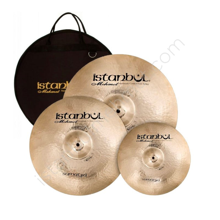 Istanbul Mehmet Cymbals Samatya Set 1 Cymbal Pack with Bag (14" Hi-Hats, 16" Crash, 20" Ride)