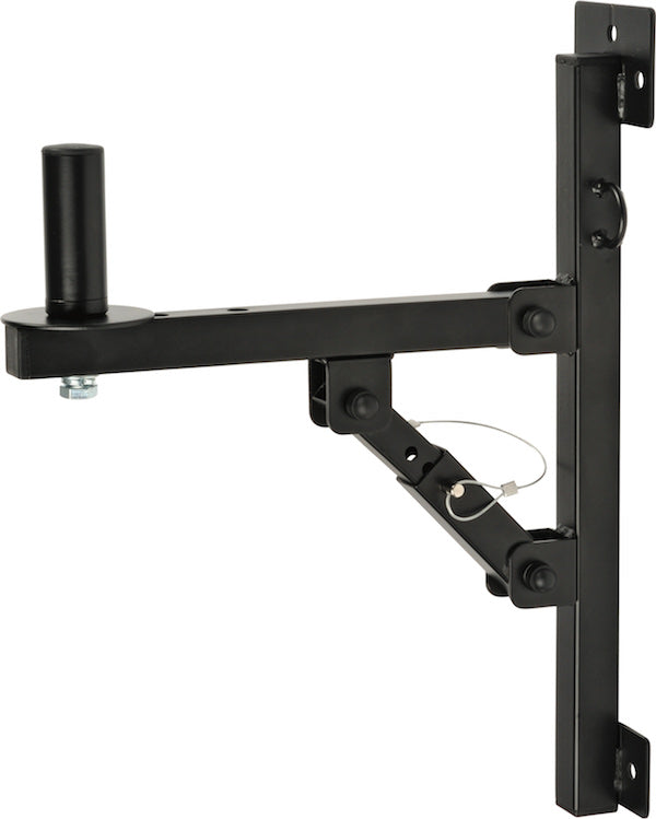Quik Lok SB781 Angled Adjustable Speaker Wall Mounts (Black, Pair) - Speaker Stands & Arms