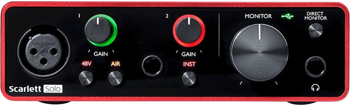 Focusrite Focusrite Scarlett Solo 3rd Gen USB Audio Interface