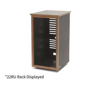 Argosy 24 Space Straight Rack, Single Bay, Black Satin Lacquer