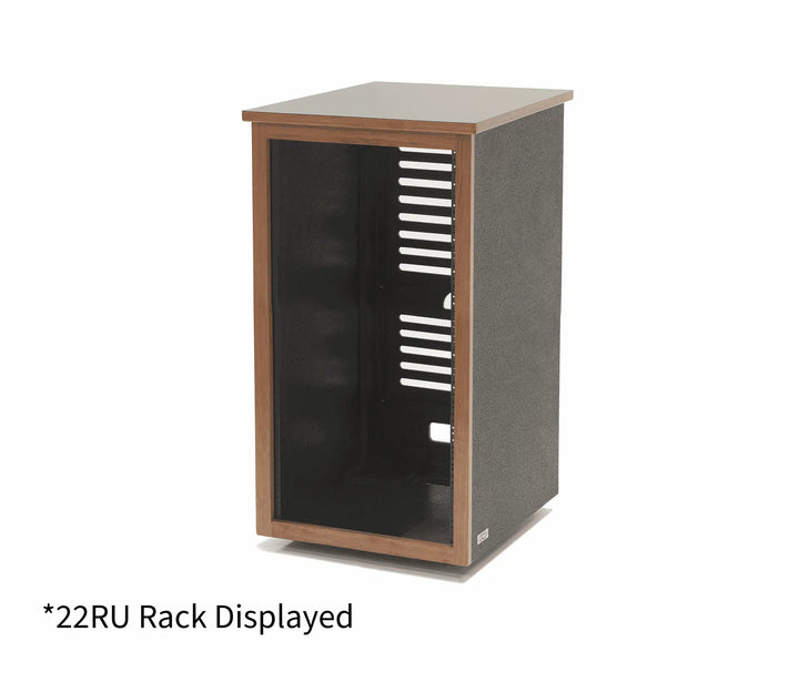 Argosy 24 Space Straight Rack, Single Bay, Walnut Trim