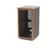 Argosy 22 Space Straight Rack, Single Bay, Walnut Trim