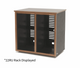 Argosy 24 Space Straight Rack, Double Bay, Walnut Trim