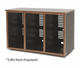 Argosy 24 Space Straight Rack, Triple Bay, Oak Trim