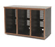 Argosy 22 Space Straight Rack, Triple Bay, Cherry Trim