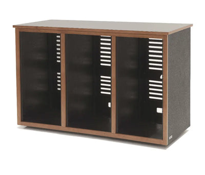 Argosy 22 Space Straight Rack, Triple Bay, Cherry Trim