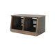 Argosy 10 Space Slanted Rack, Double Bay, Cherry Trim