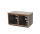 Argosy 10 Space Straight Rack, Double Bay, Black Satin Lacquer