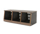 Argosy 10 Space Slanted Rack, Triple Bay, Cherry Trim
