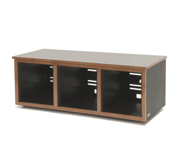 Argosy 10 Space Straight Rack, Triple Bay, Cherry Trim