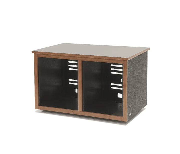 Argosy 12 Space Straight Rack, Double Bay, Oak Trim