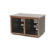 Argosy 12 Space Straight Rack, Double Bay, Oak Trim
