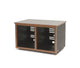 Argosy 12 Space Straight Rack, Double Bay, Black Satin Lacquer