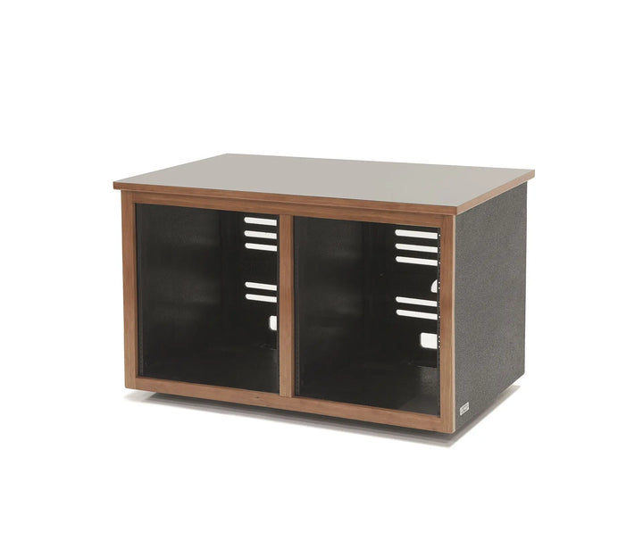 Argosy 12 Space Straight Rack, Double Bay, Cherry Trim