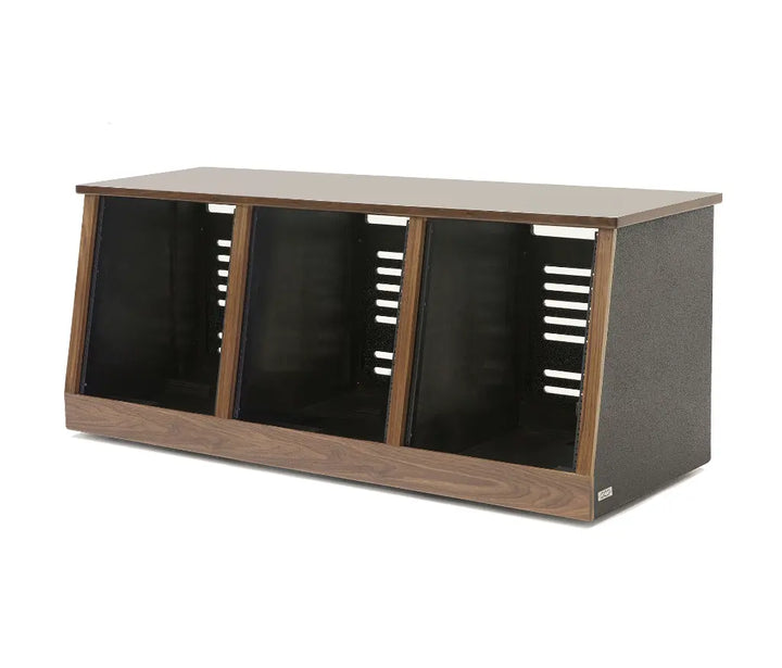 Argosy 12 Space Slanted Rack, Triple Bay, Oak Trim