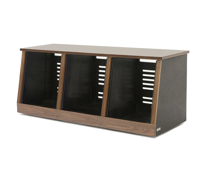 Argosy 12 Space Slanted Rack, Triple Bay, Oak Trim