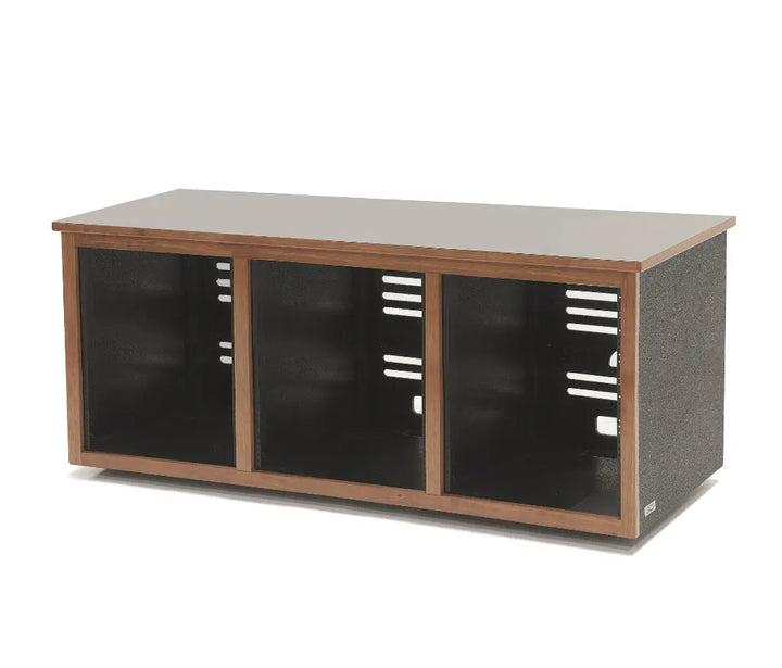 Argosy 12 Space Straight Rack, Triple Bay, Oak Trim