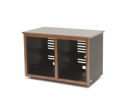 Argosy 14 Space Straight Rack, Double Bay, Oak Trim