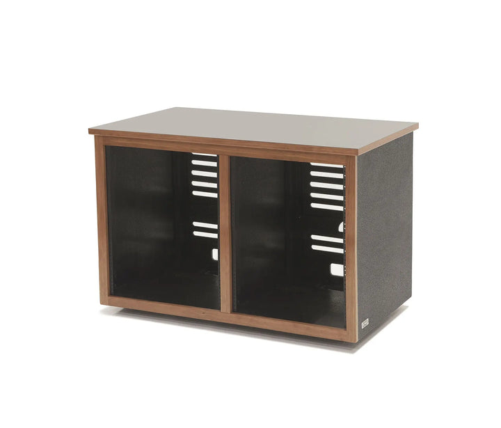 Argosy 14 Space Straight Rack, Double Bay, Cherry Trim