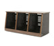 Argosy 14 Space Slanted Rack, Triple Bay, Oak Trim