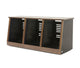 Argosy 14 Space Slanted Rack, Triple Bay, Walnut Trim