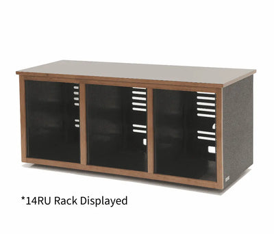 Argosy 16 Space Straight Rack, Triple Bay, Oak Trim