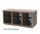 Argosy 16 Space Straight Rack, Triple Bay, Black Satin Lacquer