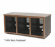 Argosy 16 Space Straight Rack, Triple Bay, Black Satin Lacquer