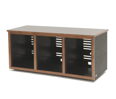 Argosy 14 Space Straight Rack, Triple Bay, Cherry Trim